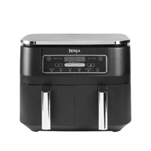 Urkitchen | AF300EU | Air Fryer | 2400W | 7.6L | DualZone | 6 programs | Black