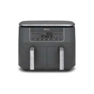 Urkitchen | DZ300EU | Double Hot Air Fryer | 2400 W | 7.6 L | 6 Programs | Grey