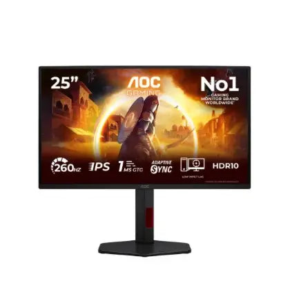 Urkitchen | 25G4ZR | AOC Gaming | 25" | Fast IPS | Full HD | 260 Hz | 0.5 ms | Black